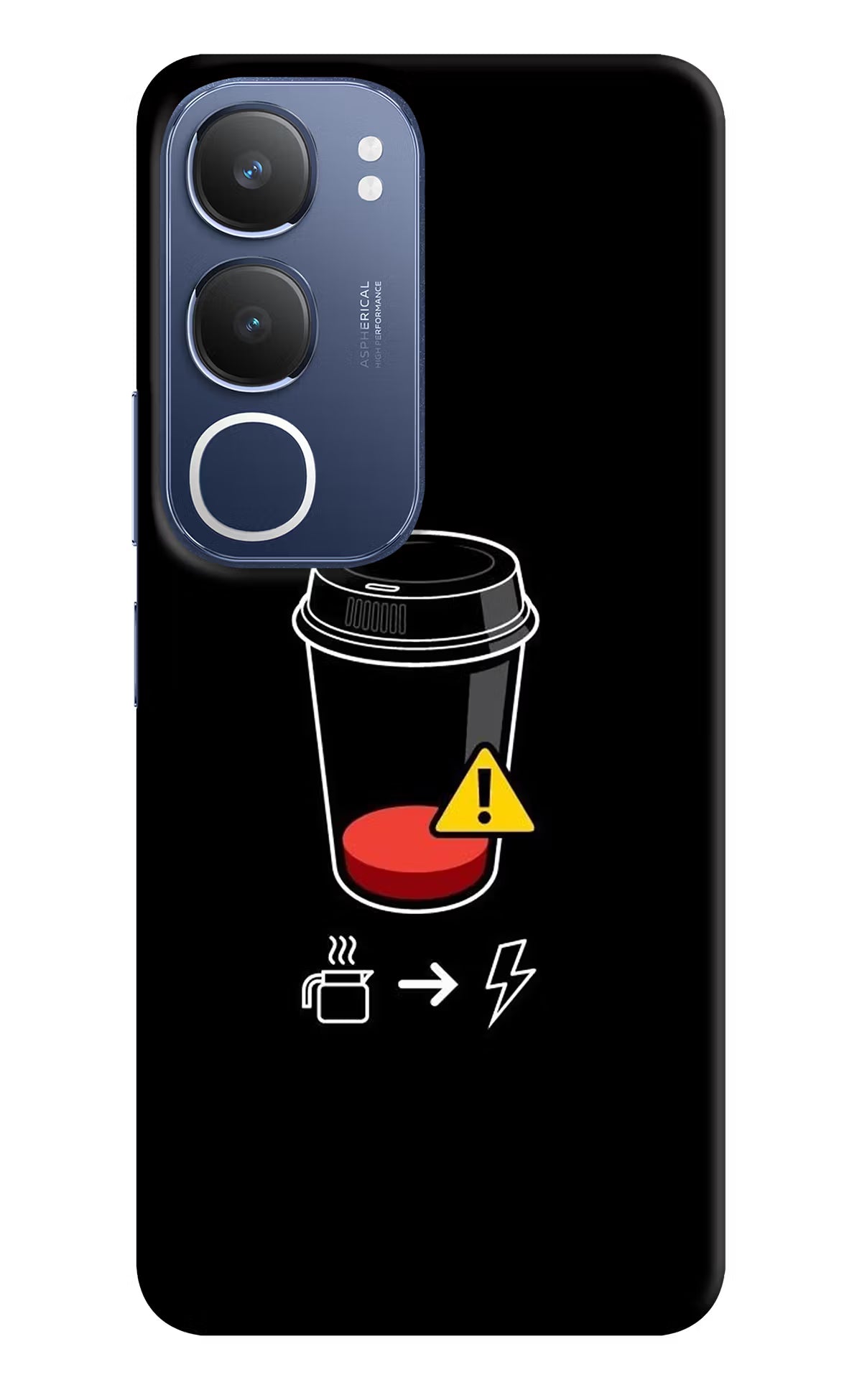 Coffee Vivo Y29 5G Hard Case Back Cover by Casekaro