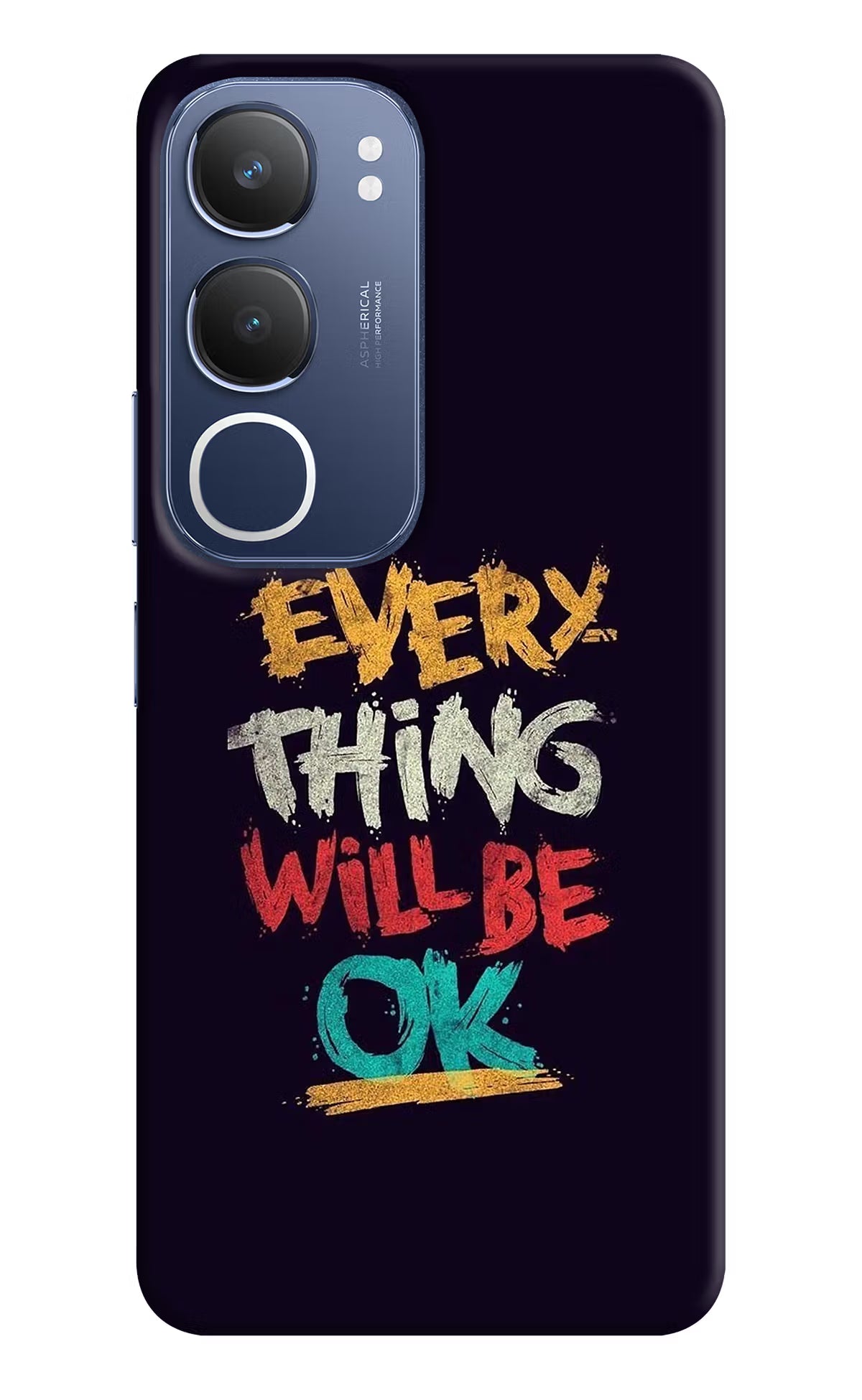 Everything Will Be Ok Vivo Y29 5G Hard Case Back Cover by Casekaro