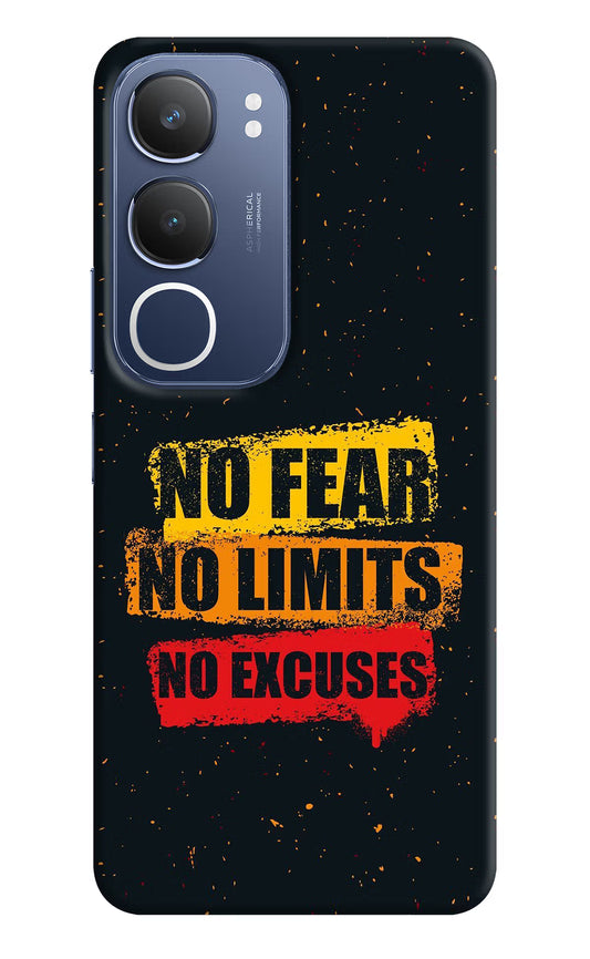 No Fear No Limits No Excuse Vivo Y29 5G Hard Case Back Cover by Casekaro