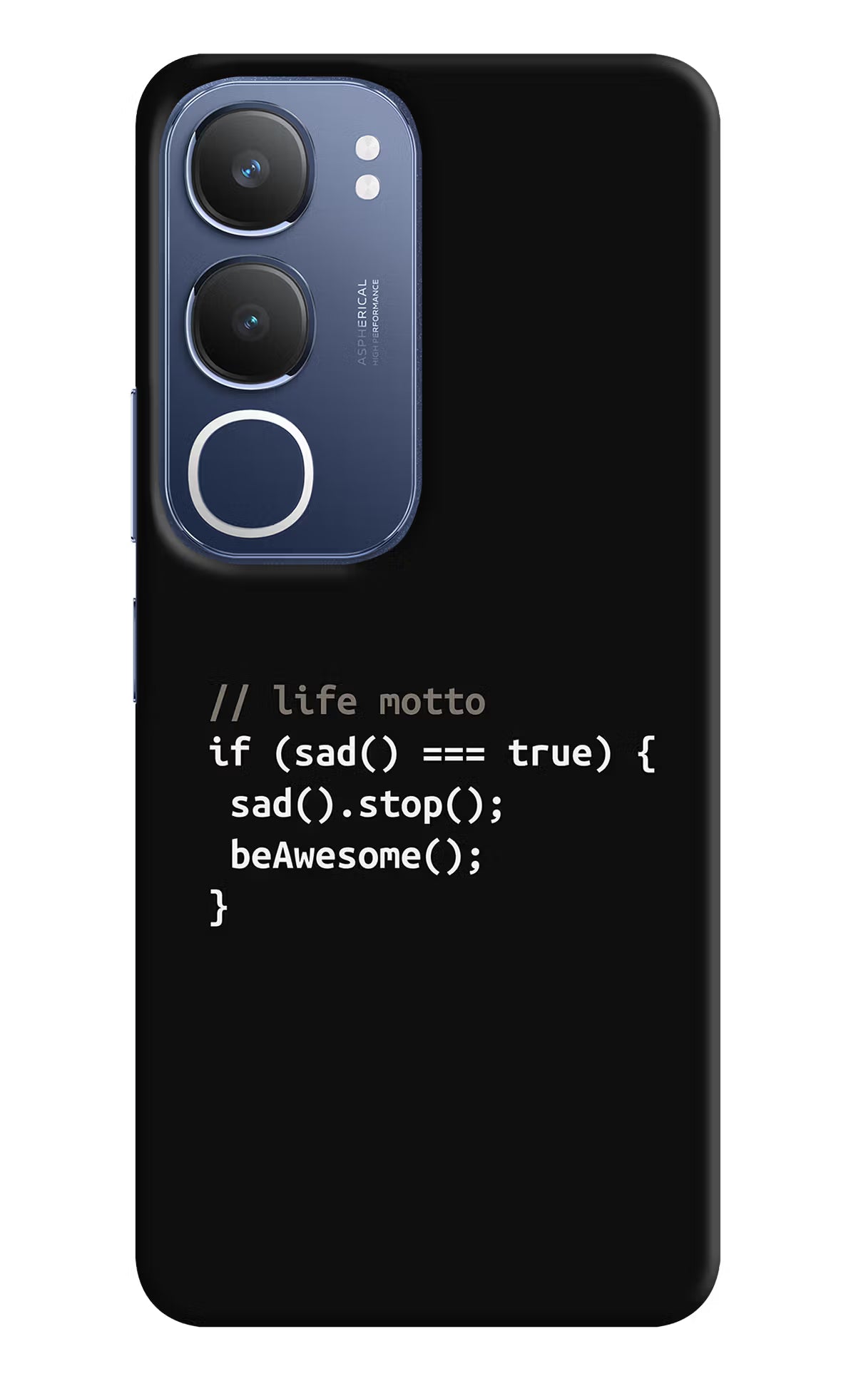 Life Motto Code Vivo Y29 5G Hard Case Back Cover by Casekaro