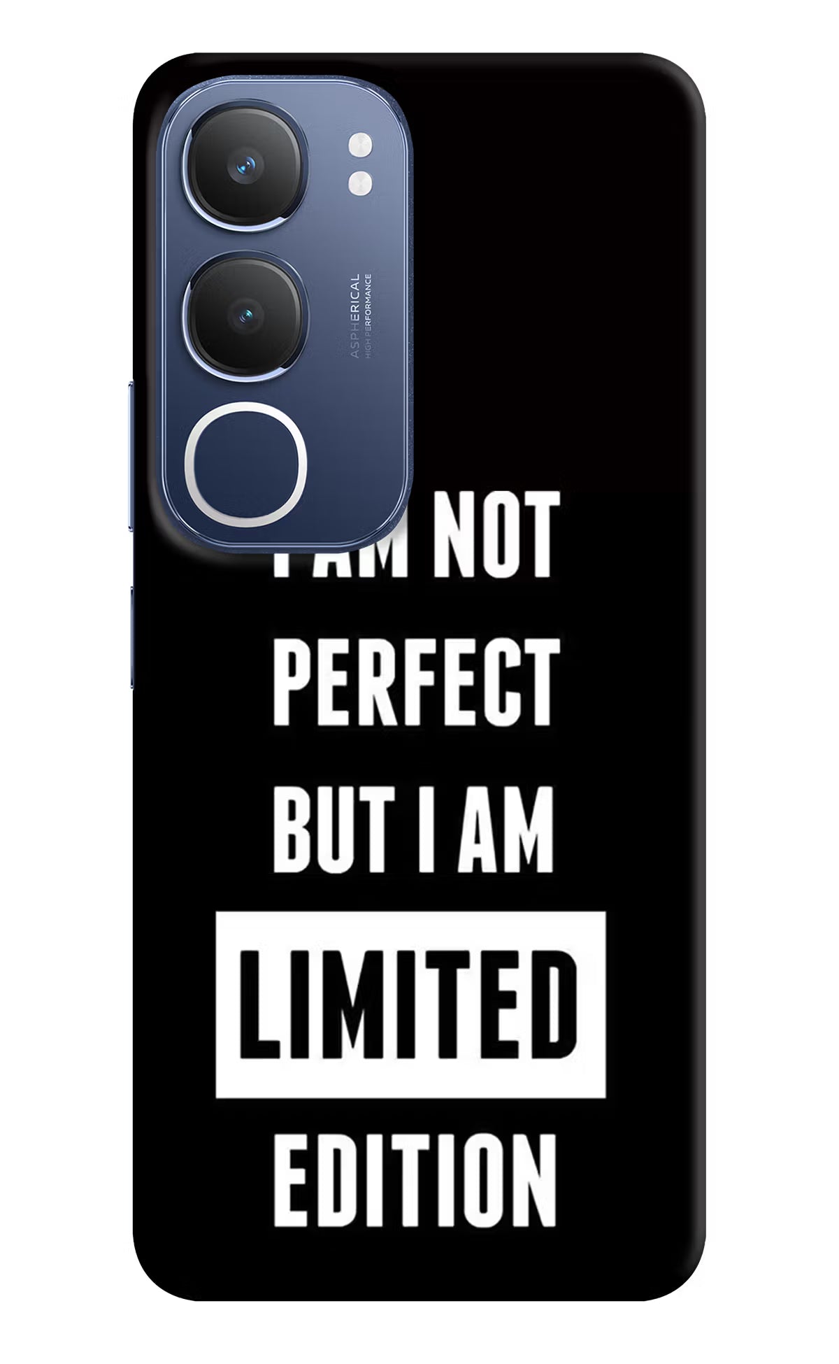 I Am Not Perfect But I Am Limited Edition Vivo Y29 5G Hard Case Back Cover by Casekaro