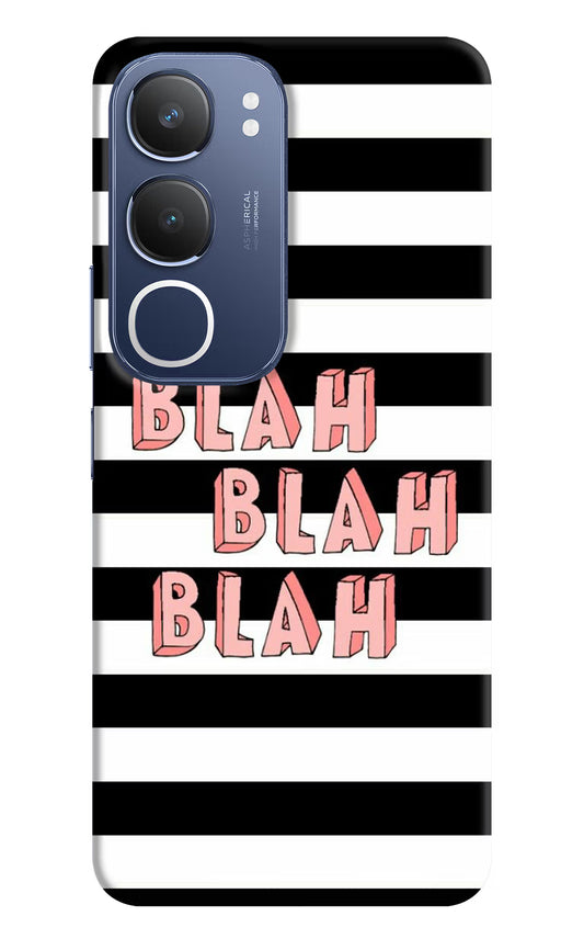 Blah Blah Blah Vivo Y29 5G Hard Case Back Cover by Casekaro