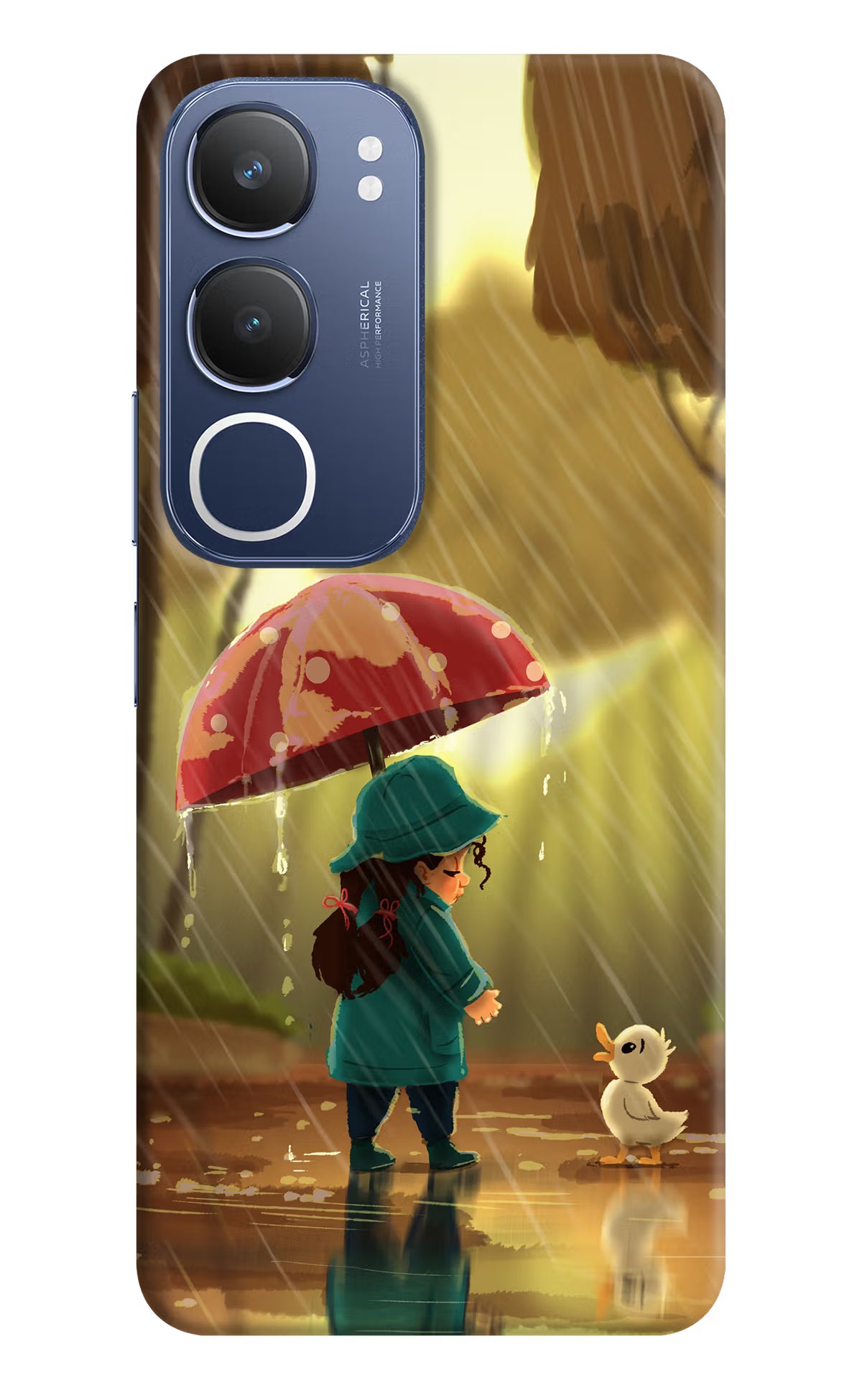 Rainy Day Vivo Y29 5G Hard Case Back Cover by Casekaro