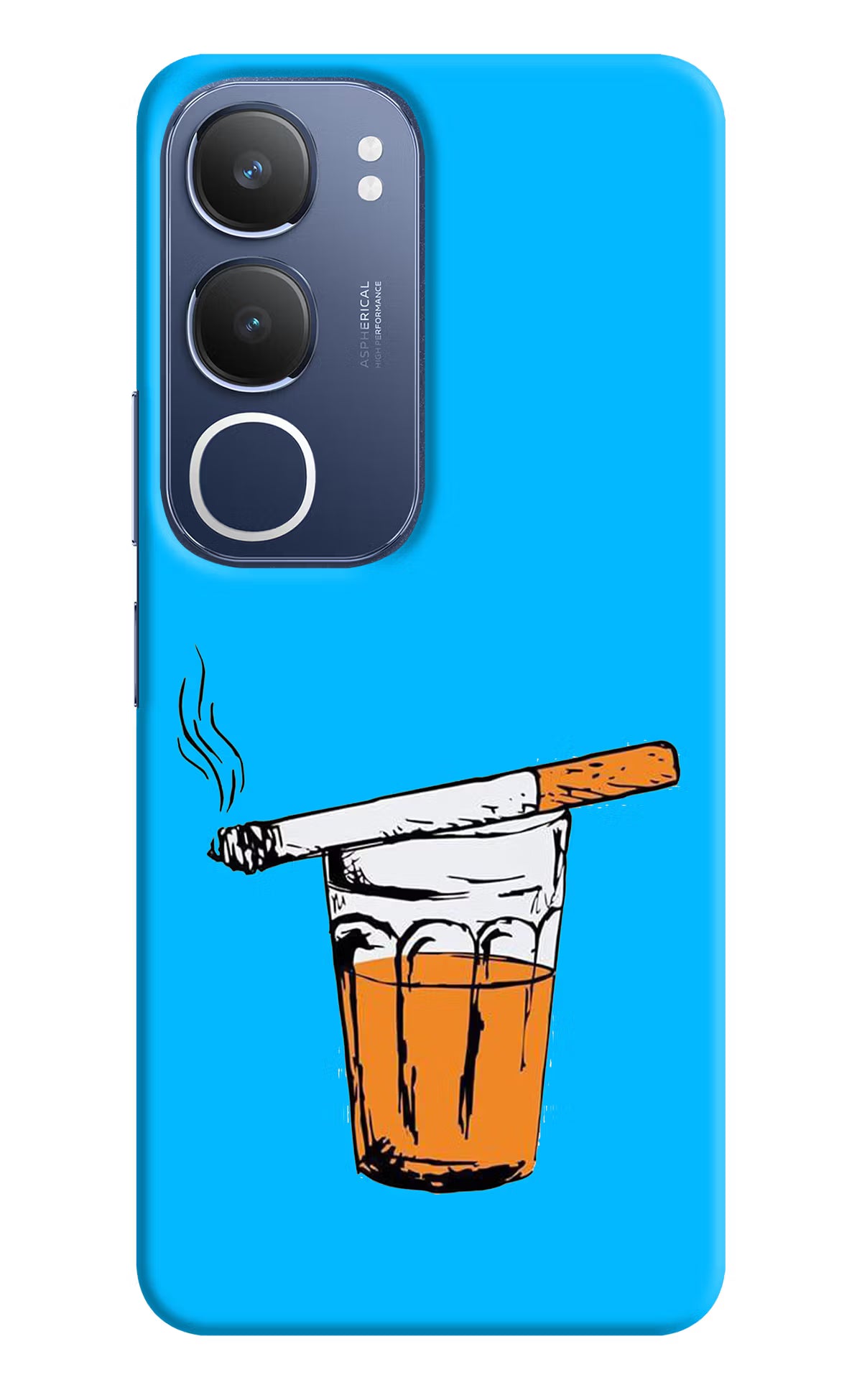 Chai Sutta Vivo Y29 5G Hard Case Back Cover by Casekaro