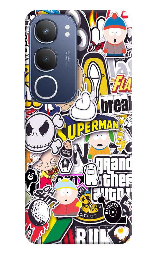 Sticker Bomb Vivo Y29 5G Hard Case Back Cover by Casekaro