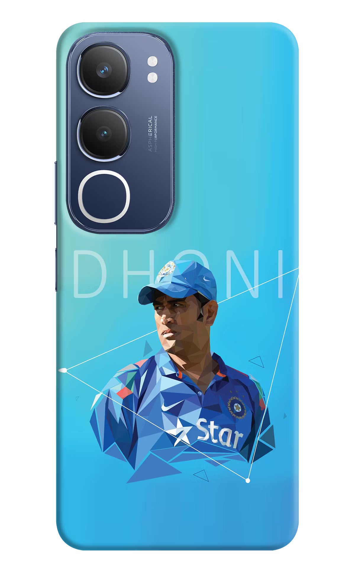 Dhoni Artwork Vivo Y29 5G Hard Case Back Cover by Casekaro