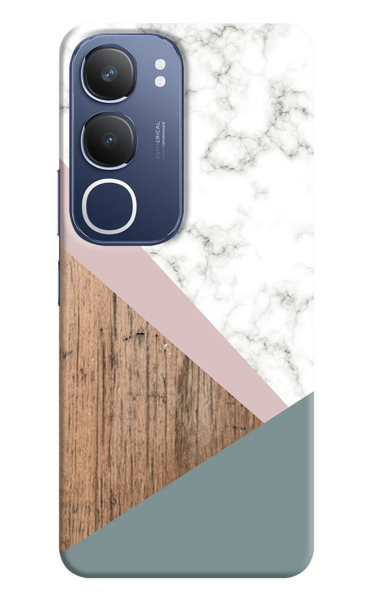 Marble wood Abstract Vivo Y29 5G Hard Case Back Cover by Casekaro