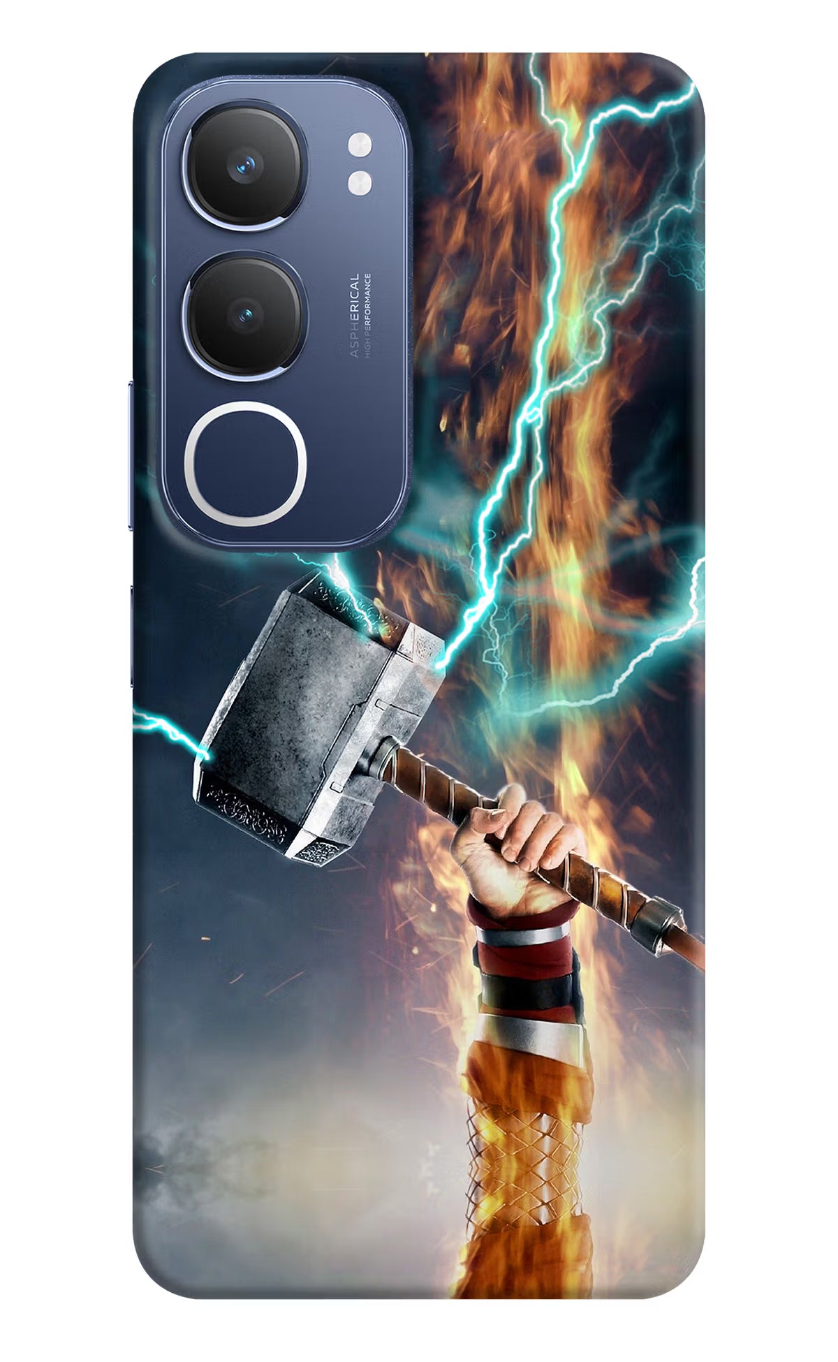 Thor Hammer Mjolnir Vivo Y29 5G Hard Case Back Cover by Casekaro