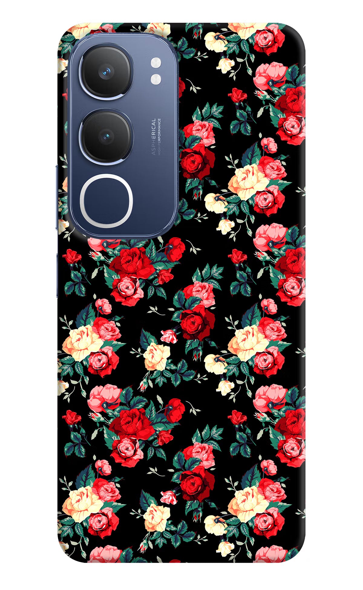 Rose Pattern Vivo Y29 5G Hard Case Back Cover by Casekaro
