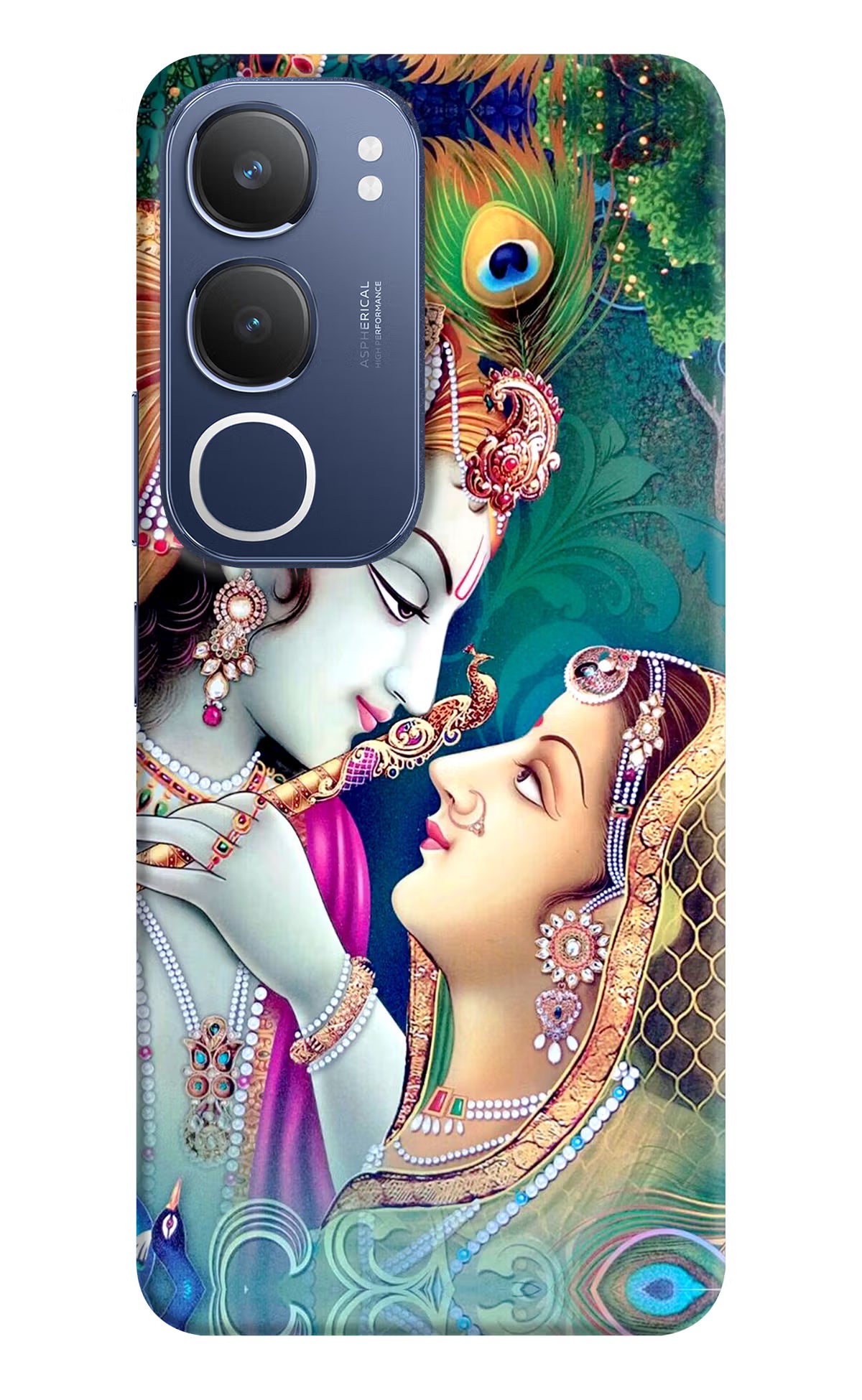 Lord Radha Krishna Vivo Y29 5G Hard Case Back Cover by Casekaro