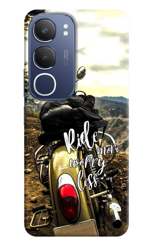 Ride More Worry Less Vivo Y29 5G Hard Case Back Cover by Casekaro