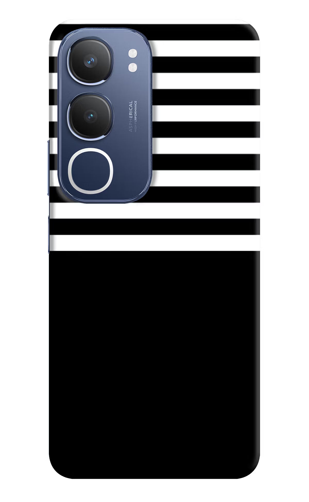 Black and White Print Vivo Y29 5G Hard Case Back Cover by Casekaro