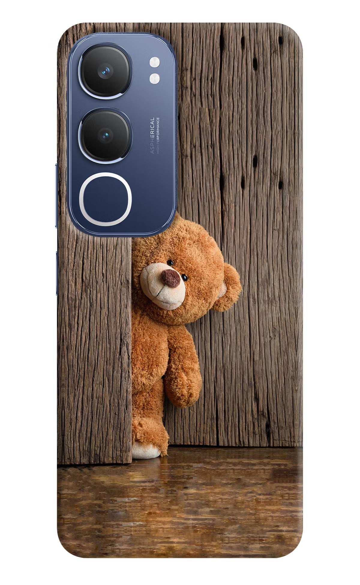 Teddy Wooden Vivo Y29 5G Hard Case Back Cover by Casekaro