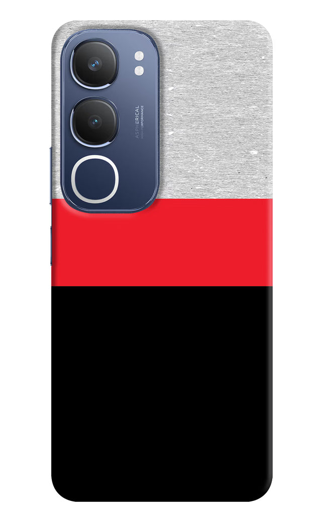 Tri Color Pattern Vivo Y29 5G Hard Case Back Cover by Casekaro