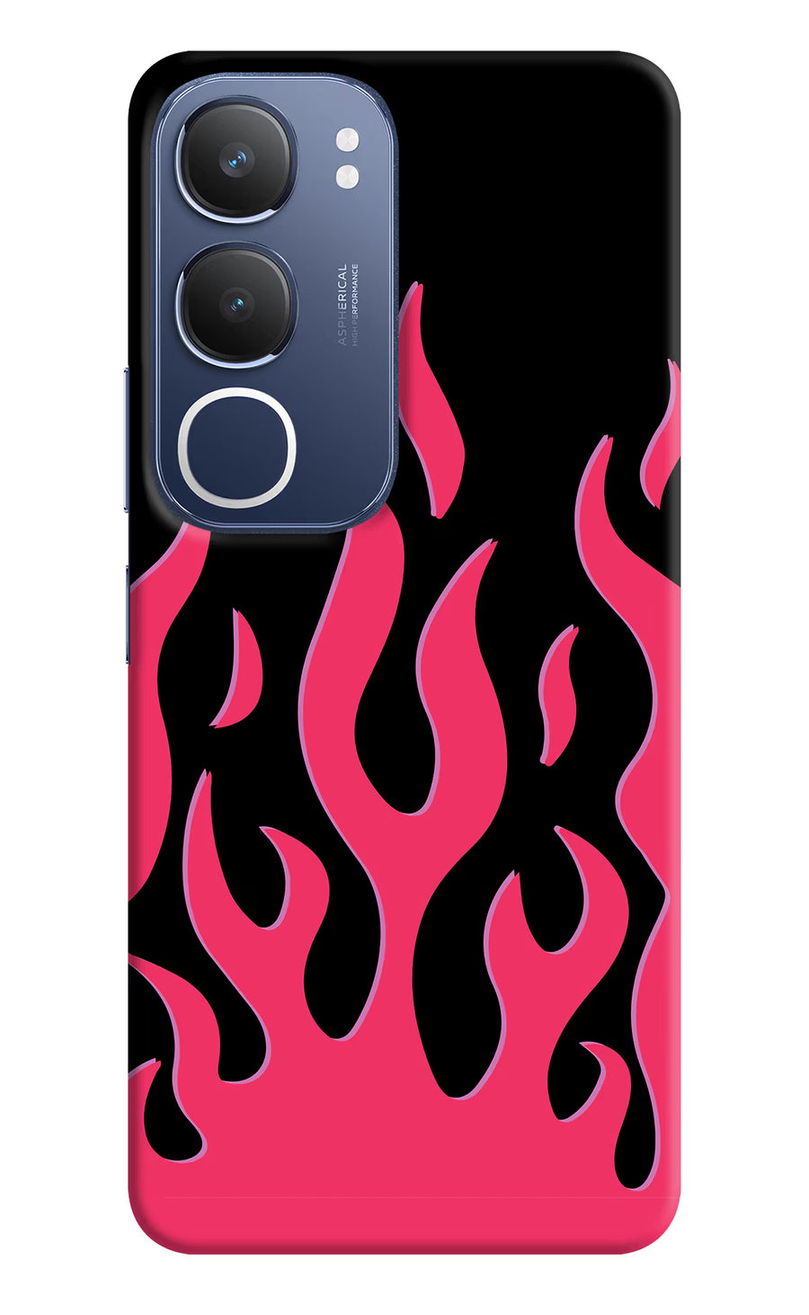 Fire Flames Vivo Y29 5G Back Cover, Hard case