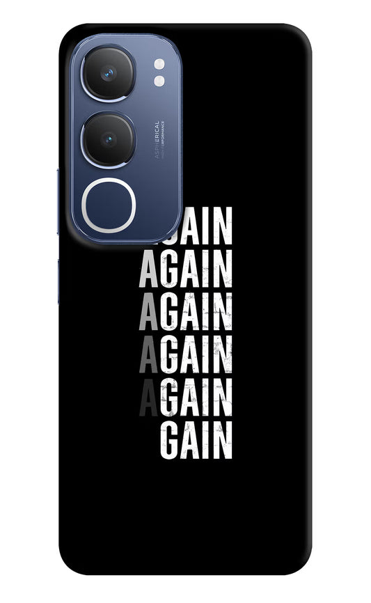 Again Again Gain Vivo Y29 5G Hard Case Back Cover by Casekaro