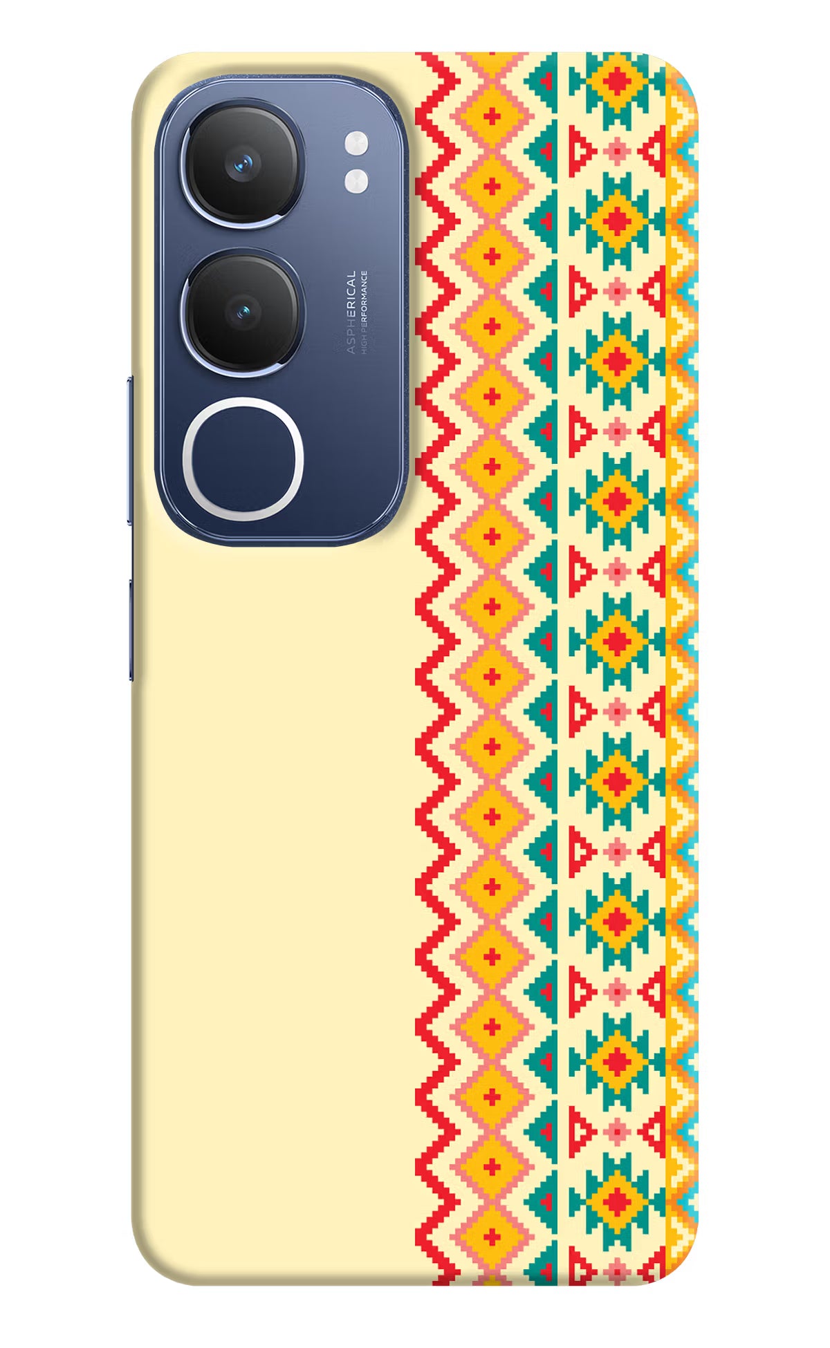 Ethnic Seamless Vivo Y29 5G Hard Case Back Cover by Casekaro