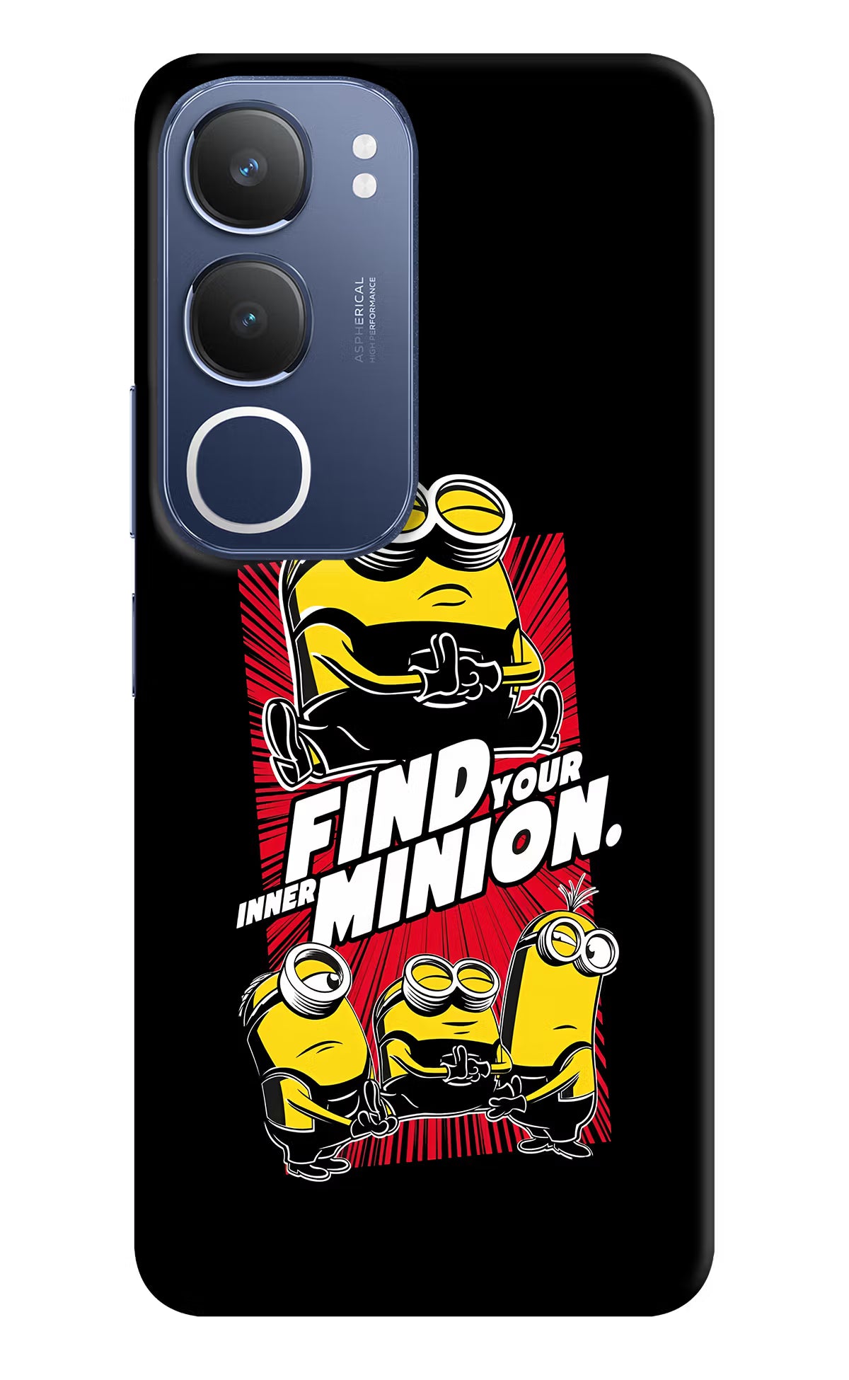 Find your inner Minion Vivo Y29 5G Hard Case Back Cover by Casekaro