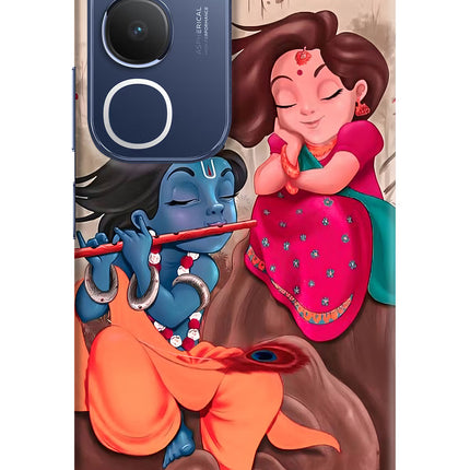 Radhe Krishna Vivo Y29 5G Hard Case Back Cover by Casekaro
