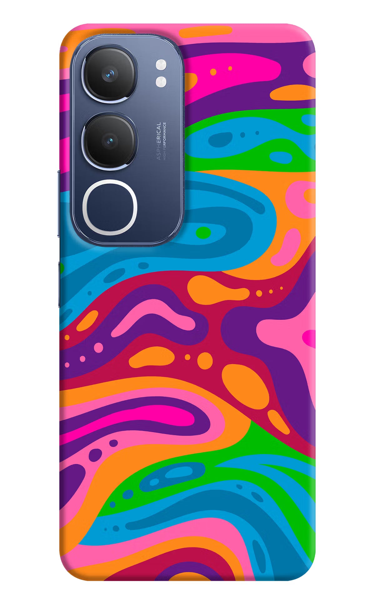 Trippy Pattern Vivo Y29 5G Hard Case Back Cover by Casekaro