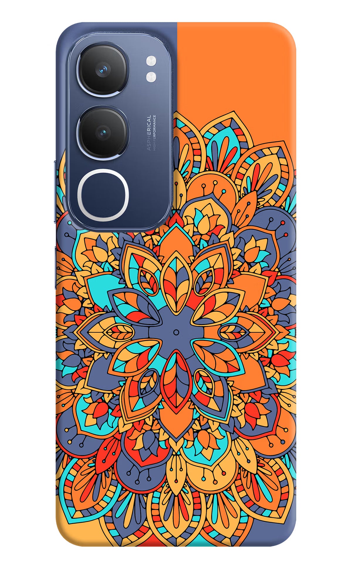 Color Mandala Vivo Y29 5G Hard Case Back Cover by Casekaro