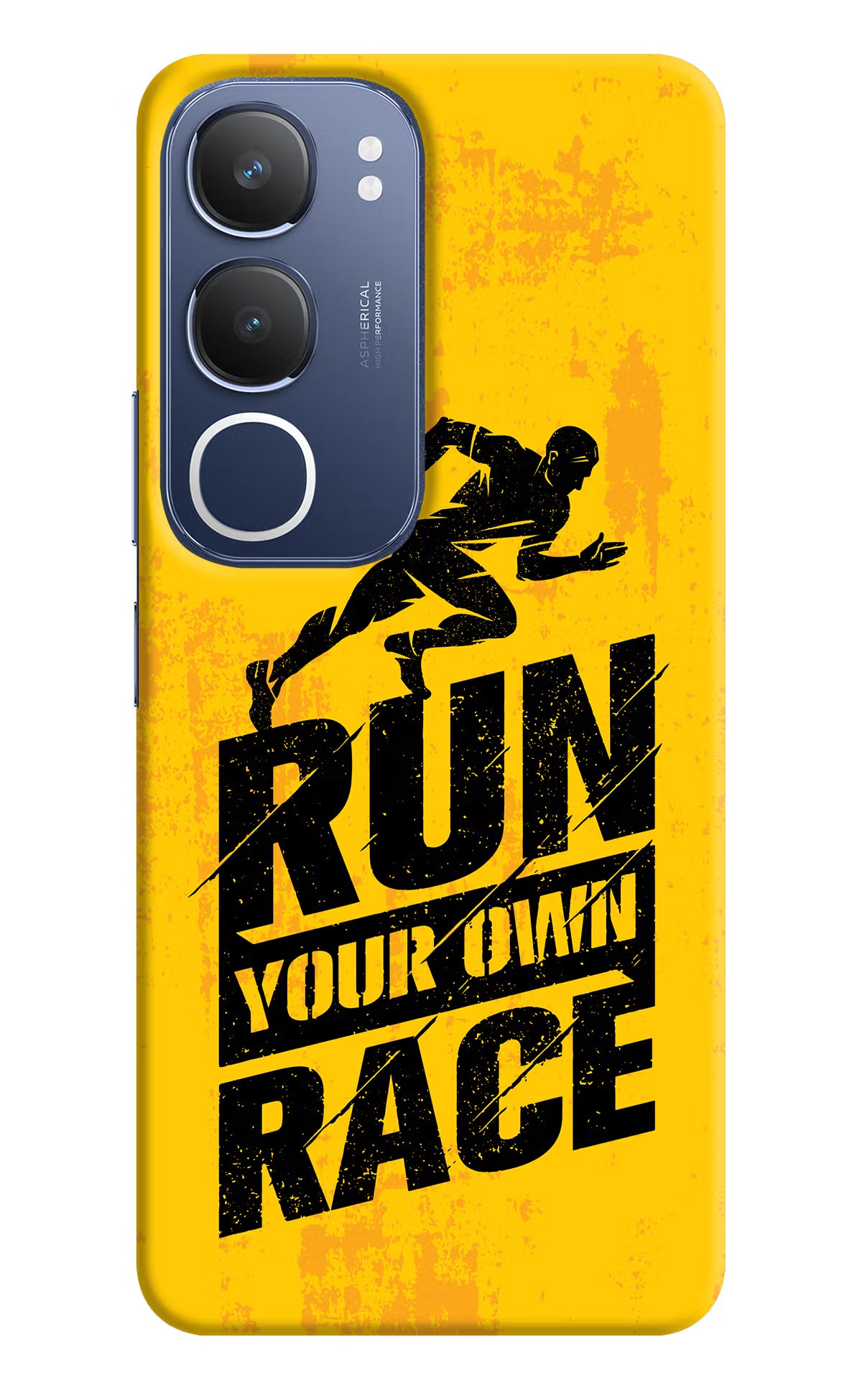 Run Your Own Race Vivo Y29 5G Hard Case Back Cover by Casekaro