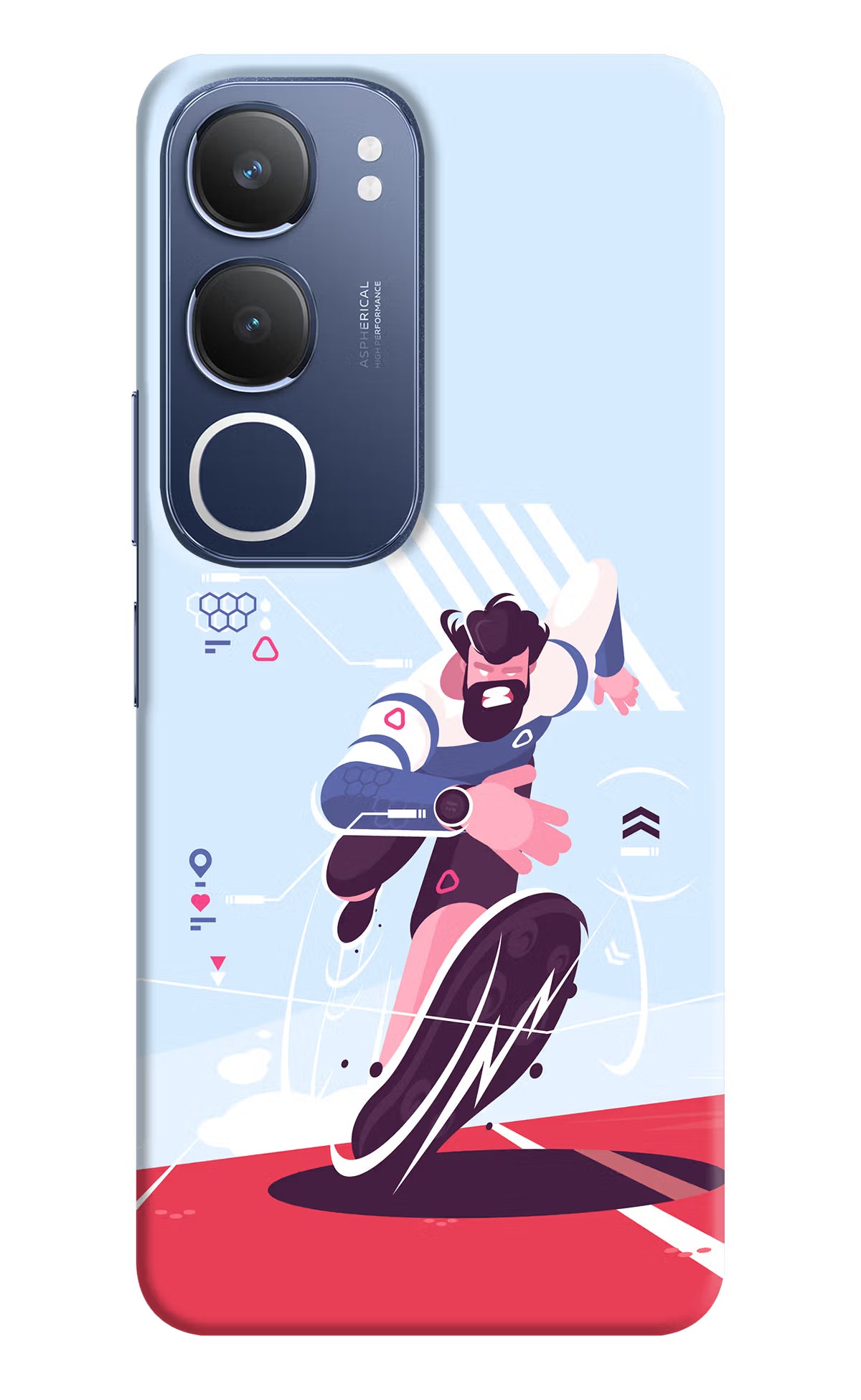 Run Pro Vivo Y29 5G Hard Case Back Cover by Casekaro