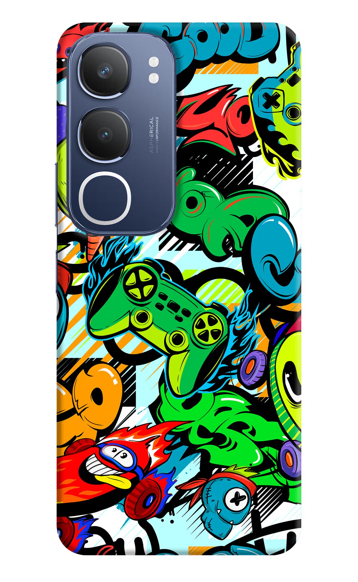 Game Doodle Vivo Y29 5G Hard Case Back Cover by Casekaro