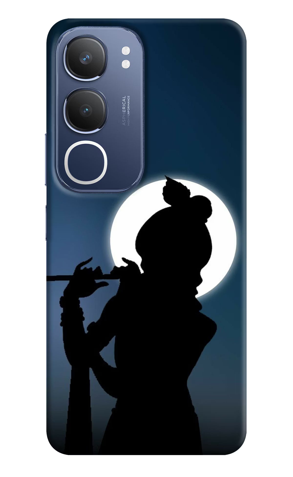 Shri Krishna Silhouette Vivo Y29 5G Hard Case Back Cover by Casekaro