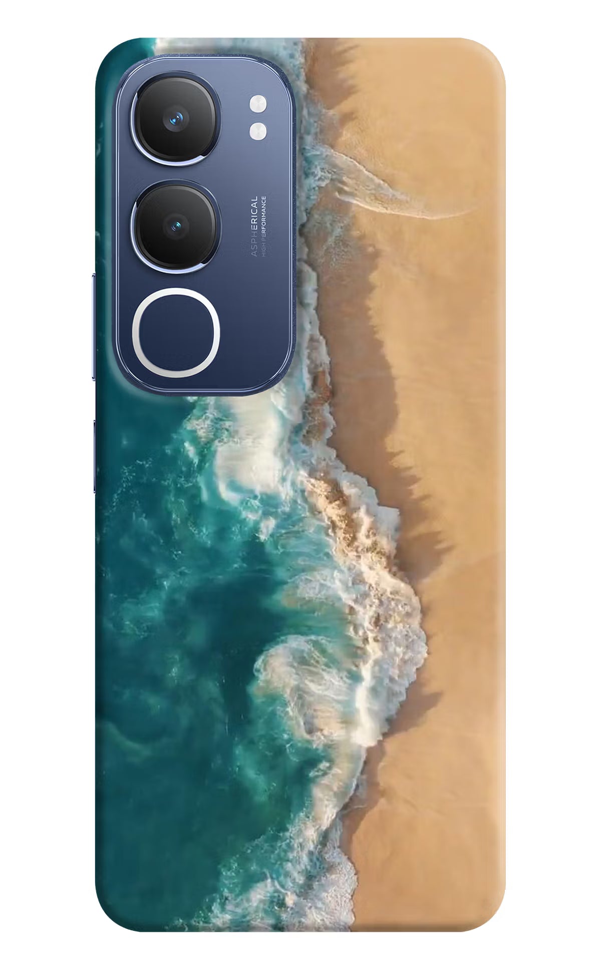 Ocean Beach Vivo Y29 5G Hard Case Back Cover by Casekaro
