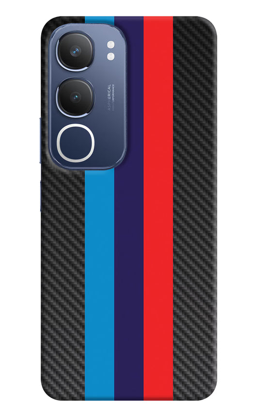 BMW Stripes Pattern Vivo Y29 5G Hard Case Back Cover by Casekaro