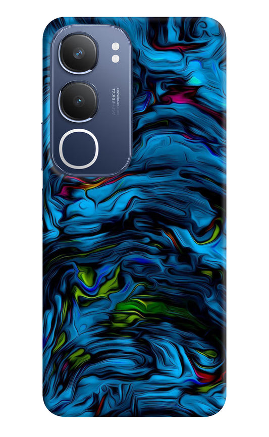 Dark Blue Abstract Vivo Y29 5G Hard Case Back Cover by Casekaro