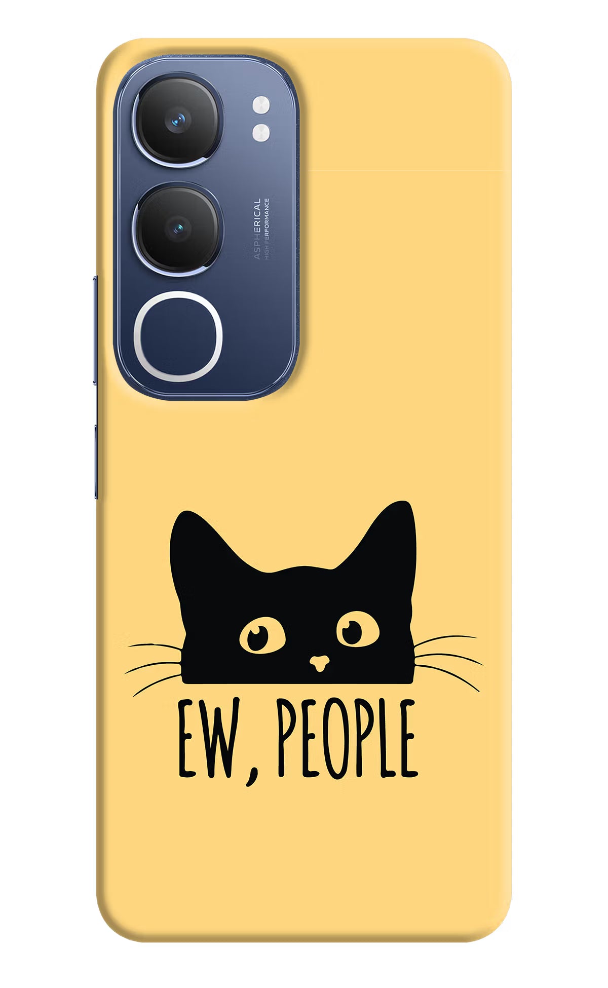 Ew People Catitude Vivo Y29 5G Hard Case Back Cover by Casekaro