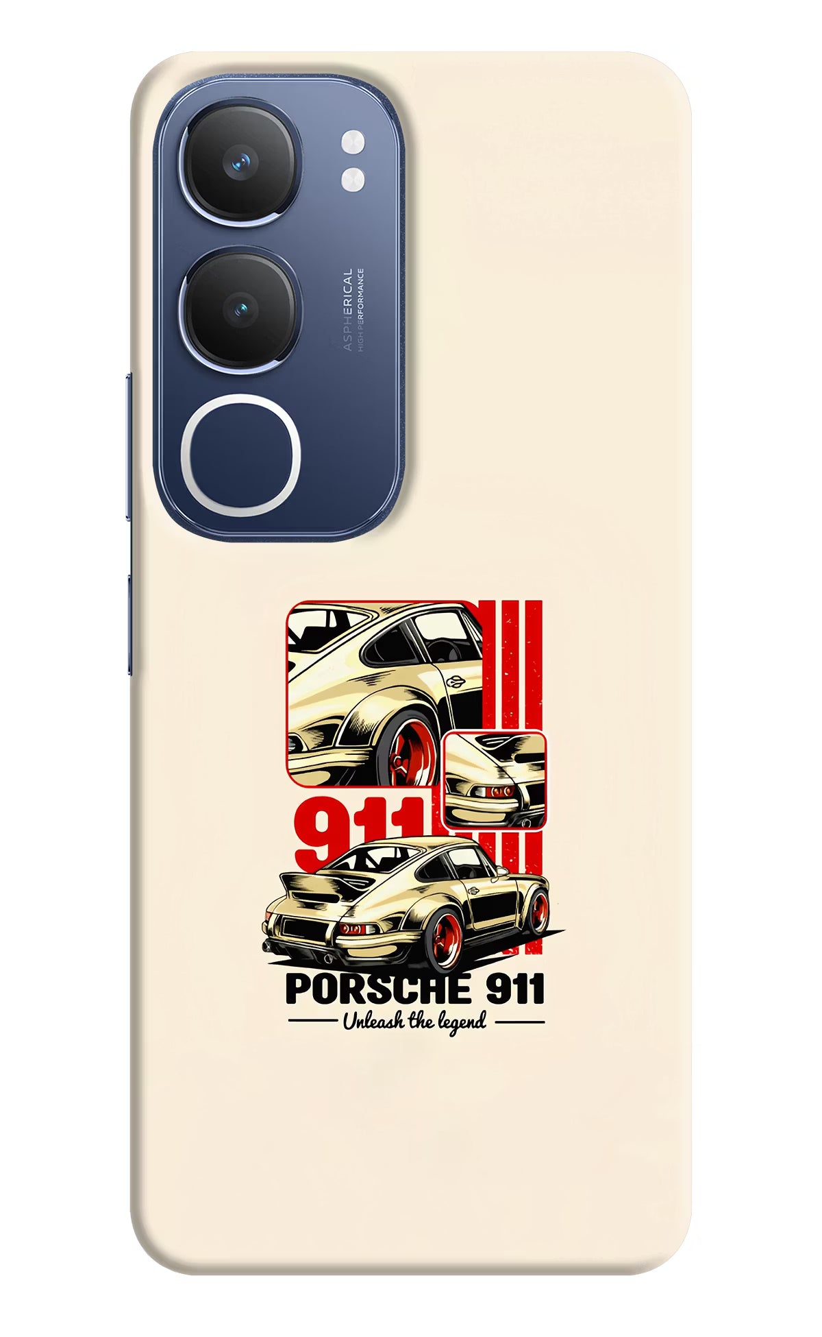 Classic Porsche 911 Vivo Y29 5G Hard Case Back Cover by Casekaro