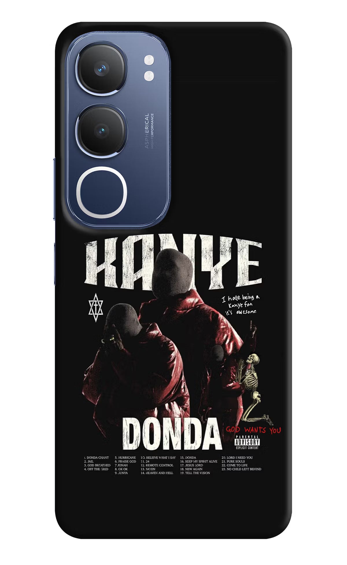 Donda Kanye West Vivo Y29 5G Hard Case Back Cover by Casekaro