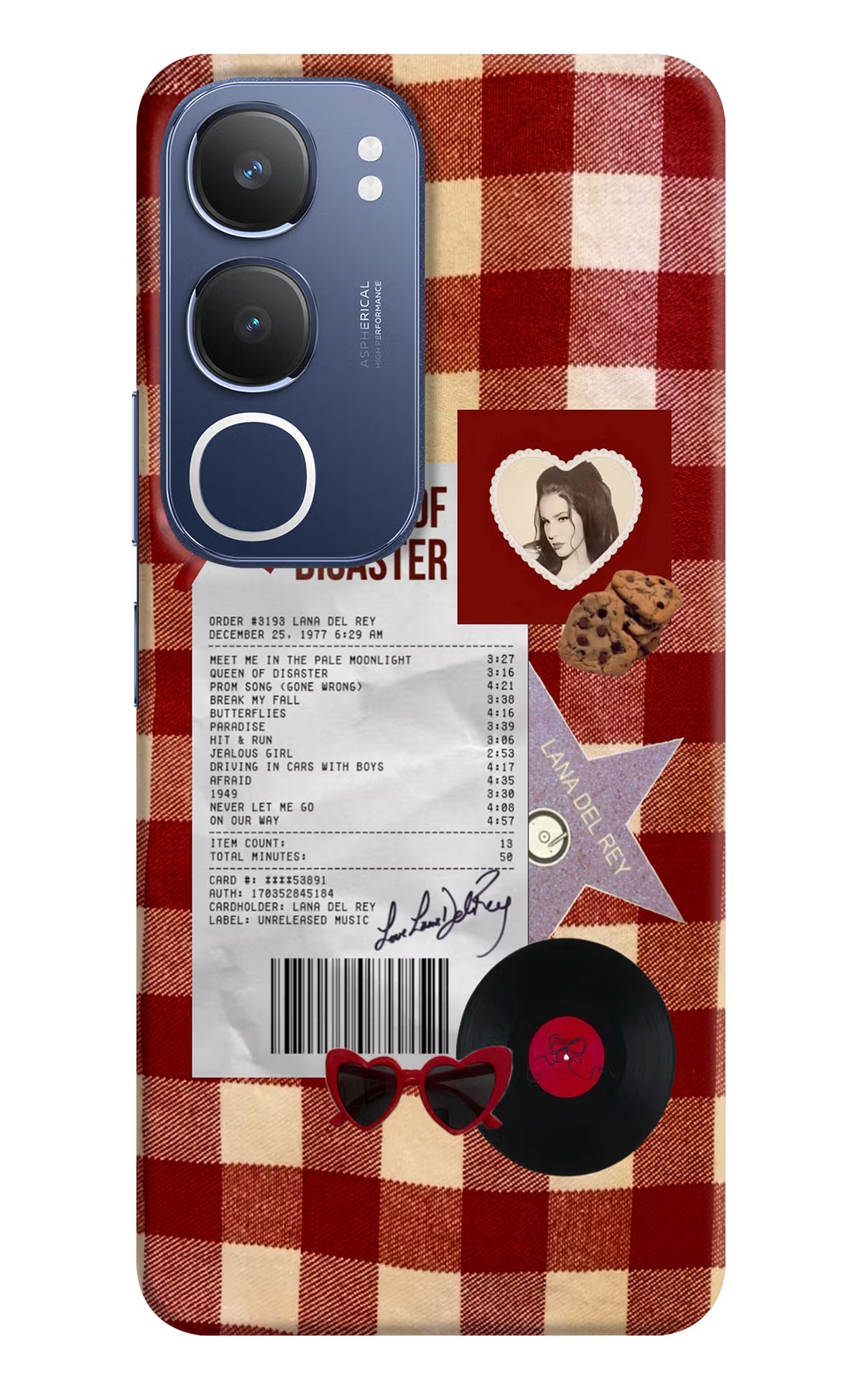 Queen of Disaster Vivo Y29 5G Hard Case Back Cover by Casekaro