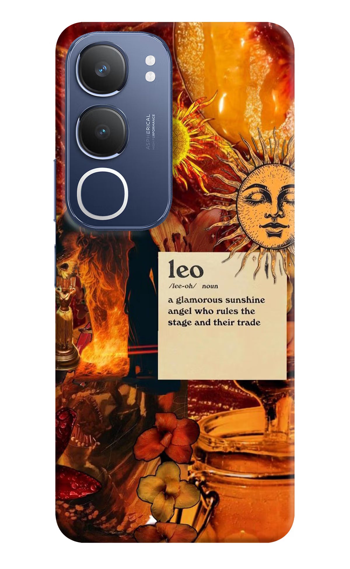 Leo Zodiac Vivo Y29 5G Hard Case Back Cover by Casekaro