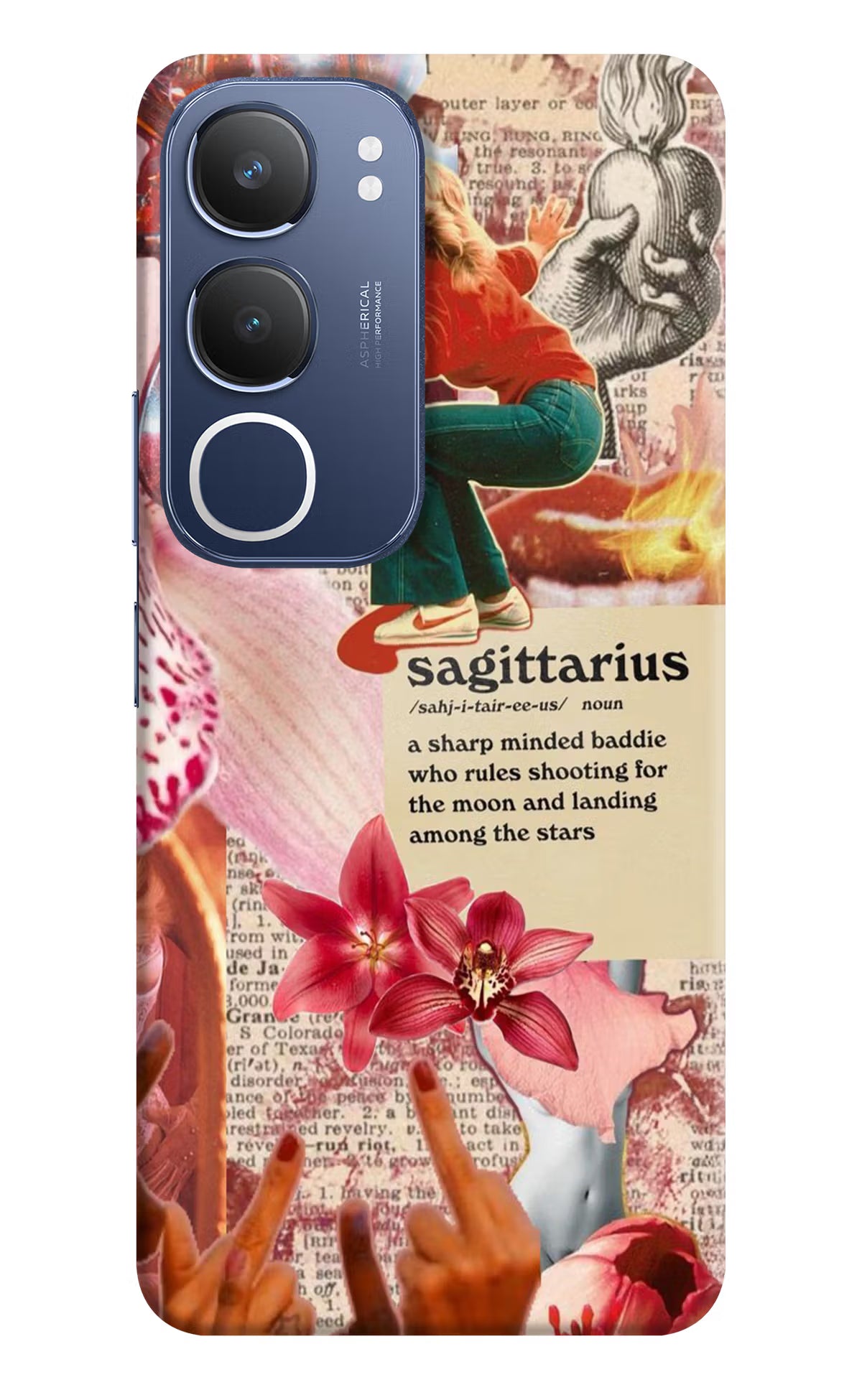 Sagittarius Zodiac Vivo Y29 5G Hard Case Back Cover by Casekaro