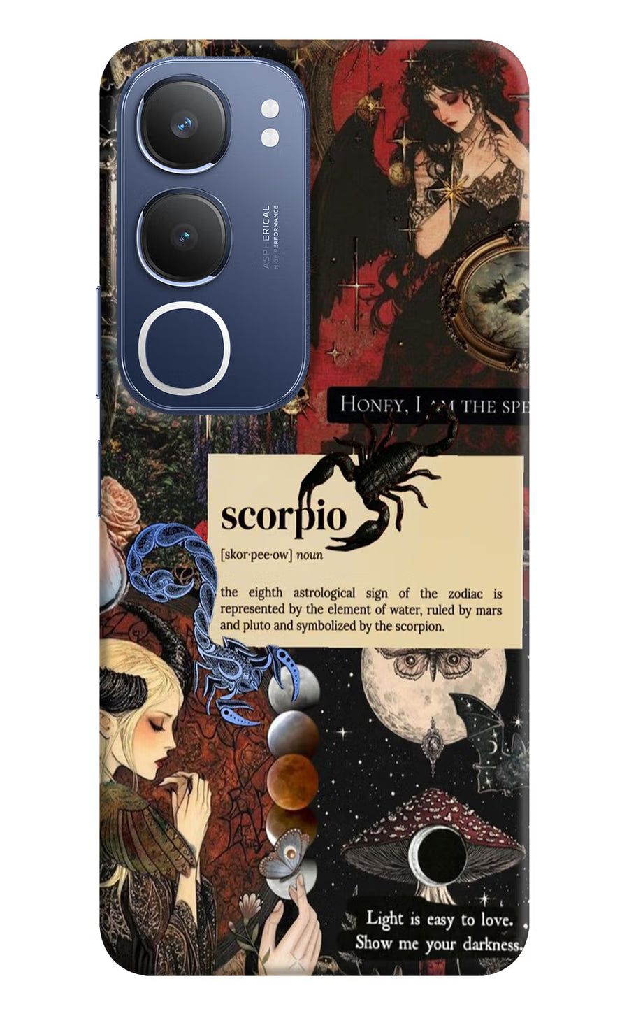 Scorpio Zodiac Vivo Y29 5G Back Cover, Hard case