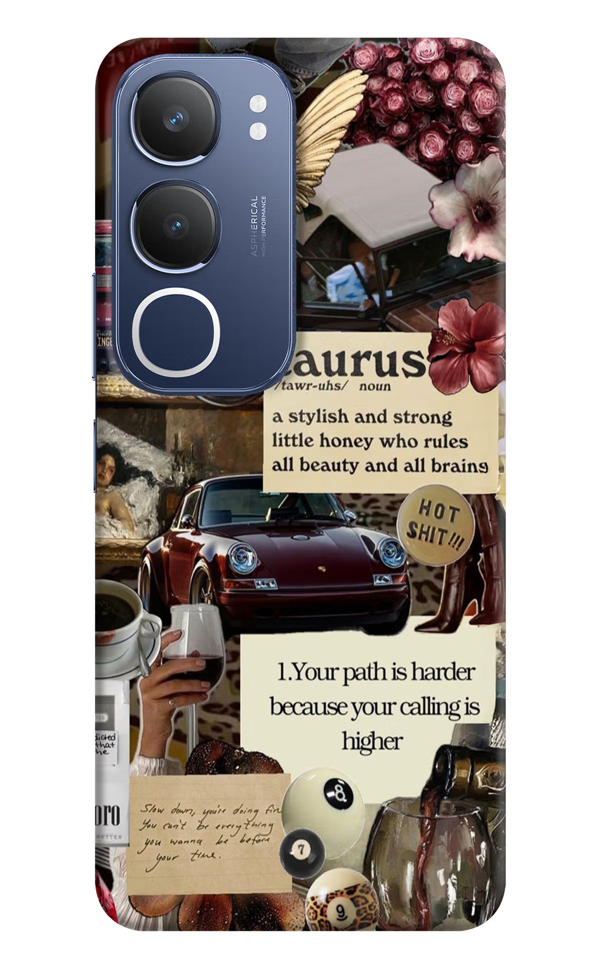 Taurus Zodiac Vivo Y29 5G Hard Case Back Cover by Casekaro