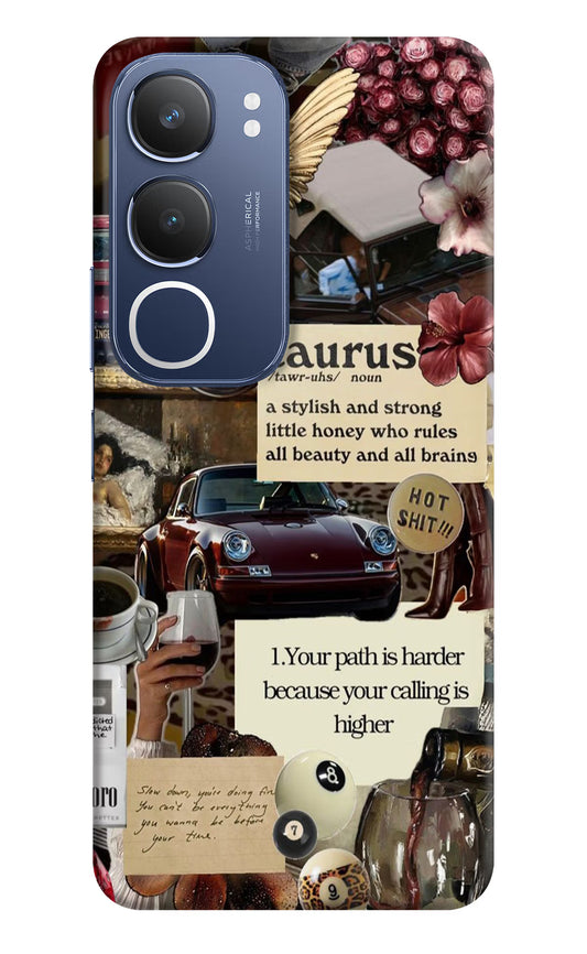 Taurus Zodiac Vivo Y29 5G Hard Case Back Cover by Casekaro