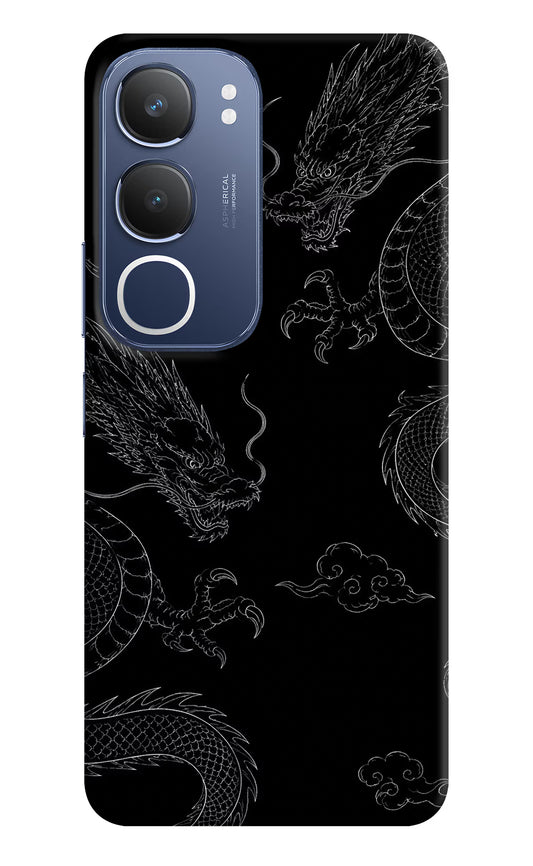 Twin Dragons Vivo Y29 5G Hard Case Back Cover by Casekaro