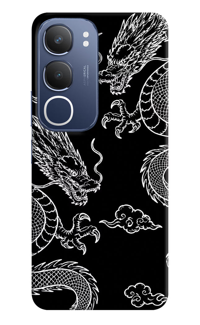 Twin Dragons Vivo Y29 5G Hard Case Back Cover by Casekaro