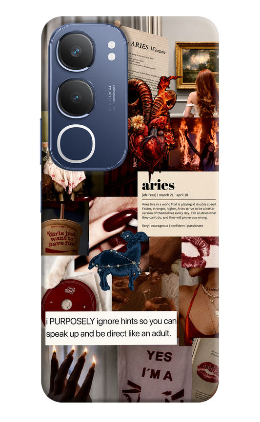 Zodiac Aries Vivo Y29 5G Hard Case Back Cover by Casekaro