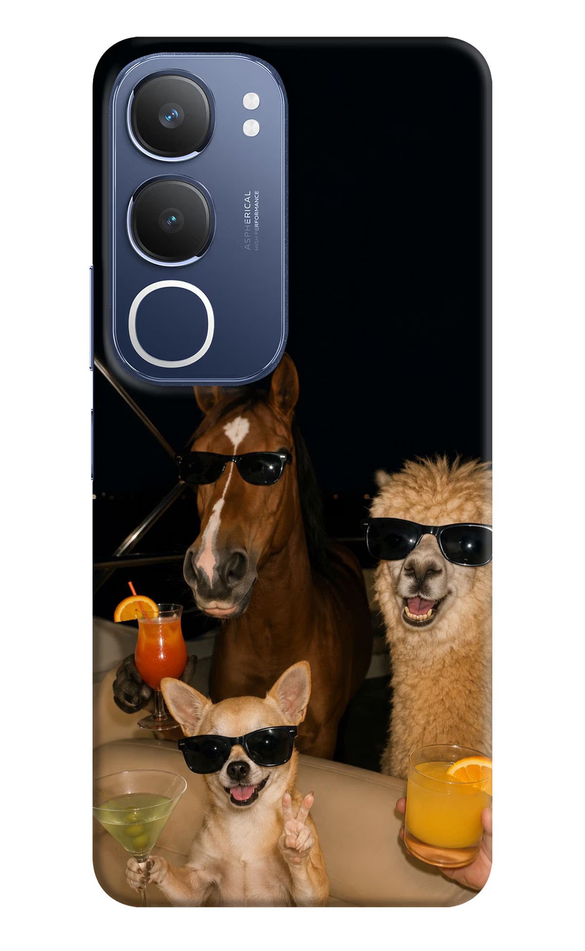 Party Squad Vivo Y29 5G Hard Case Back Cover by Casekaro