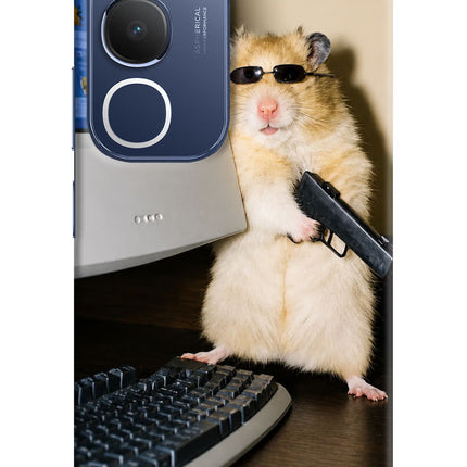 Hacker Hamster Vivo Y29 5G Hard Case Back Cover by Casekaro