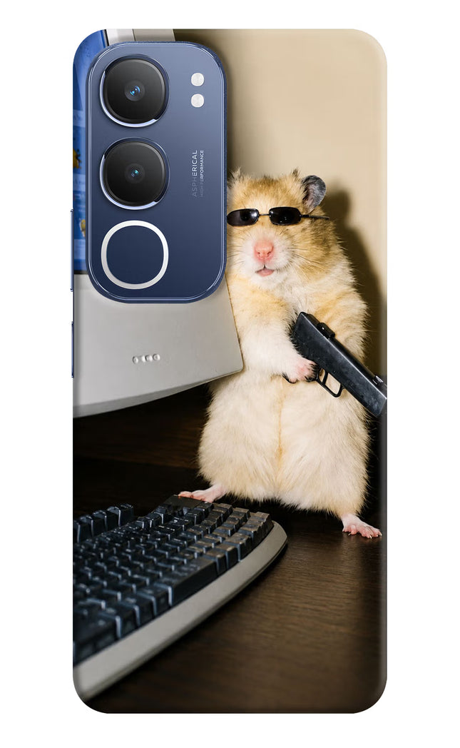 Hacker Hamster Vivo Y29 5G Hard Case Back Cover by Casekaro