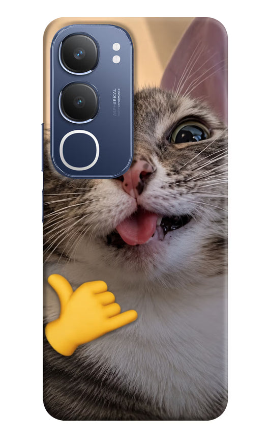 Silly Cat Call Vivo Y29 5G Hard Case Back Cover by Casekaro