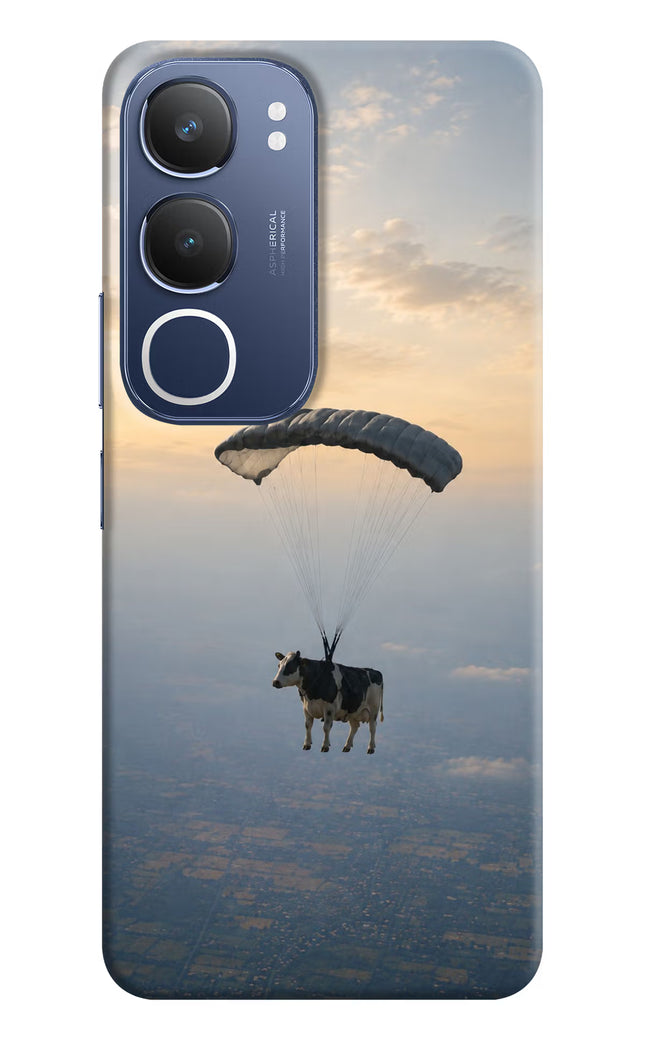 Skydiving Cow Vivo Y29 5G Hard Case Back Cover by Casekaro