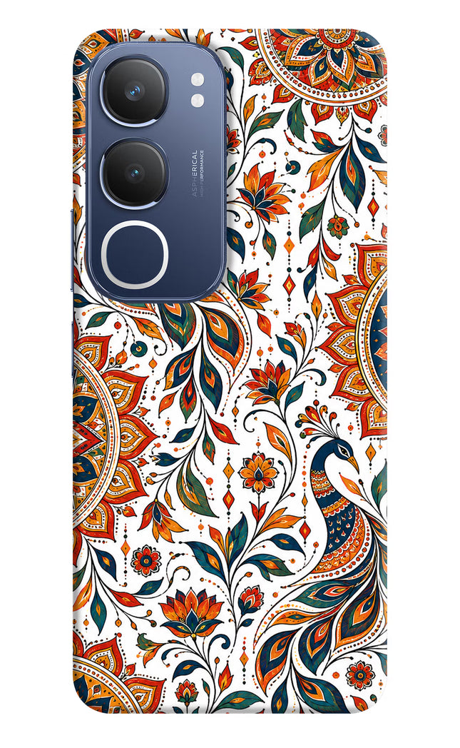White Mayura Vivo Y29 5G Hard Case Back Cover by Casekaro